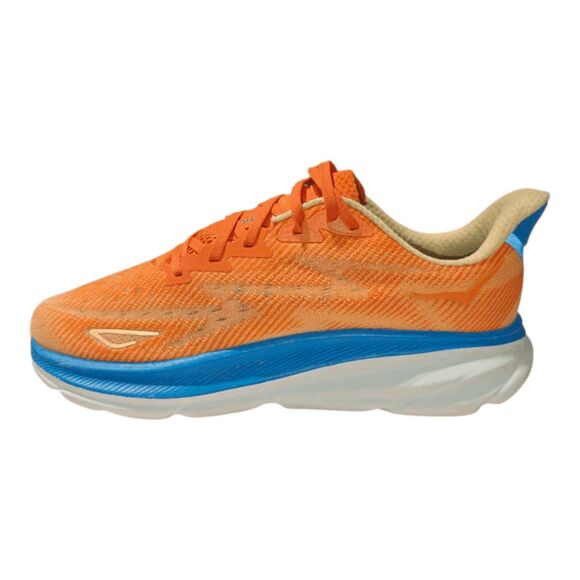 HOKA ONE ONE Clifton 9 \'Low Vibrant Orange Impala\' Running Shoes Size 8.5D main image 4